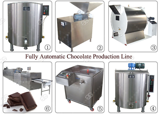 China Fully Automatic Industrial Nut Butter Grinder Chocolate Production Line Making Machine supplier